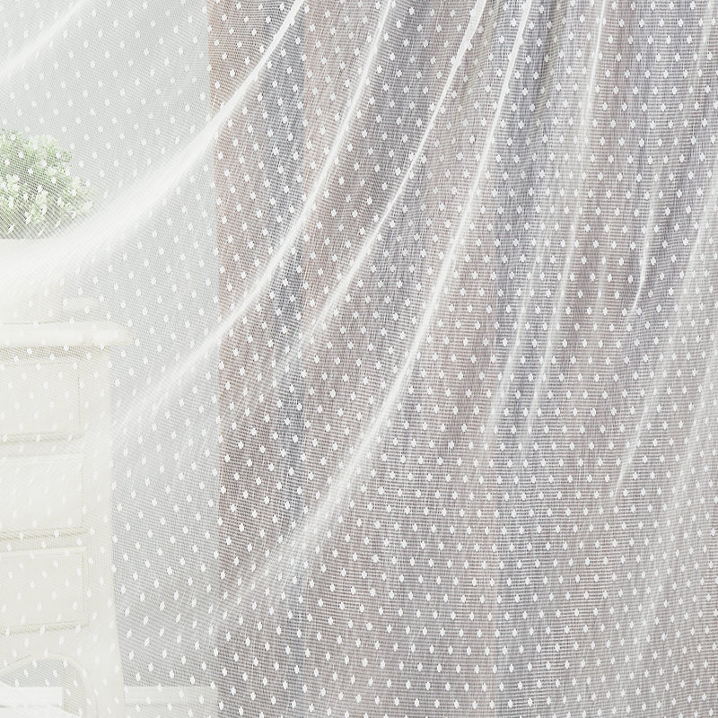 Damyiah Polyester Blackout Curtain Panel (1 Sheer and 1 Blackout Panel), Chocolate, 80" W x 84" L