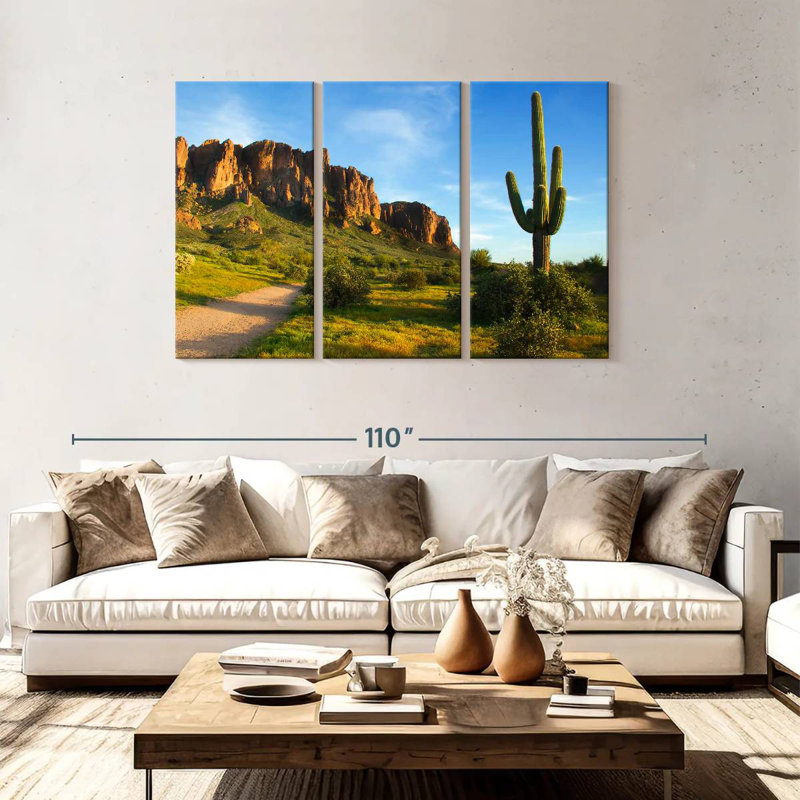 Alvord Saguaro, 48" H x 74" W