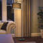 Arched Floor Lamp 166cm Modern Metal with Fabric Shade Jaesa-718401705