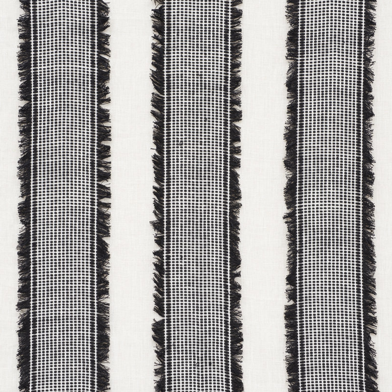 Tissu à battants Tulum, Noir