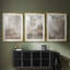 Fresco Collage I - Impression sur mesure encadrée de qualité supérieure - 3 pièces-726766522-726766525