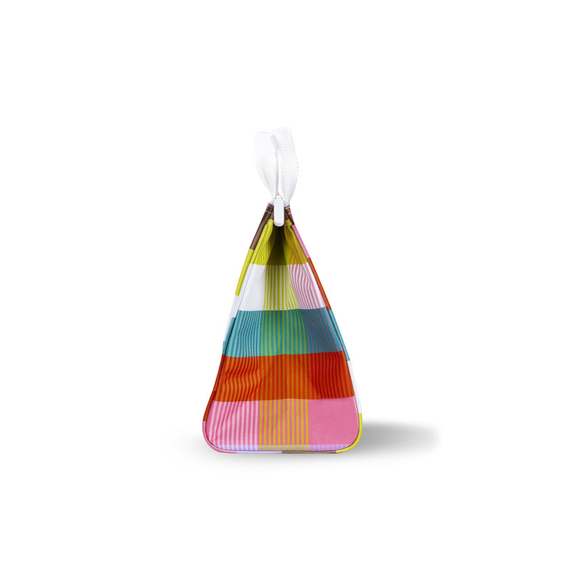 Lunch Bag, Rainbow Plaid 