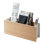 Organisateur de bureau Yamazaki Home - Télécommande et porte-stylo, acier et bois