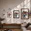 Cool Leopard Modern - Framed Print-452771690-452771601