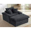 Fauteuil d'appoint avec repose-pieds-943527420