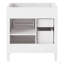Meuble-lavabo de salle de bain de 30 po sans lavabo supérieur, armoire de rangement moderne avec 2 tiroirs et un tiroir rabattable (BASSIN INCLUS)-1720267094