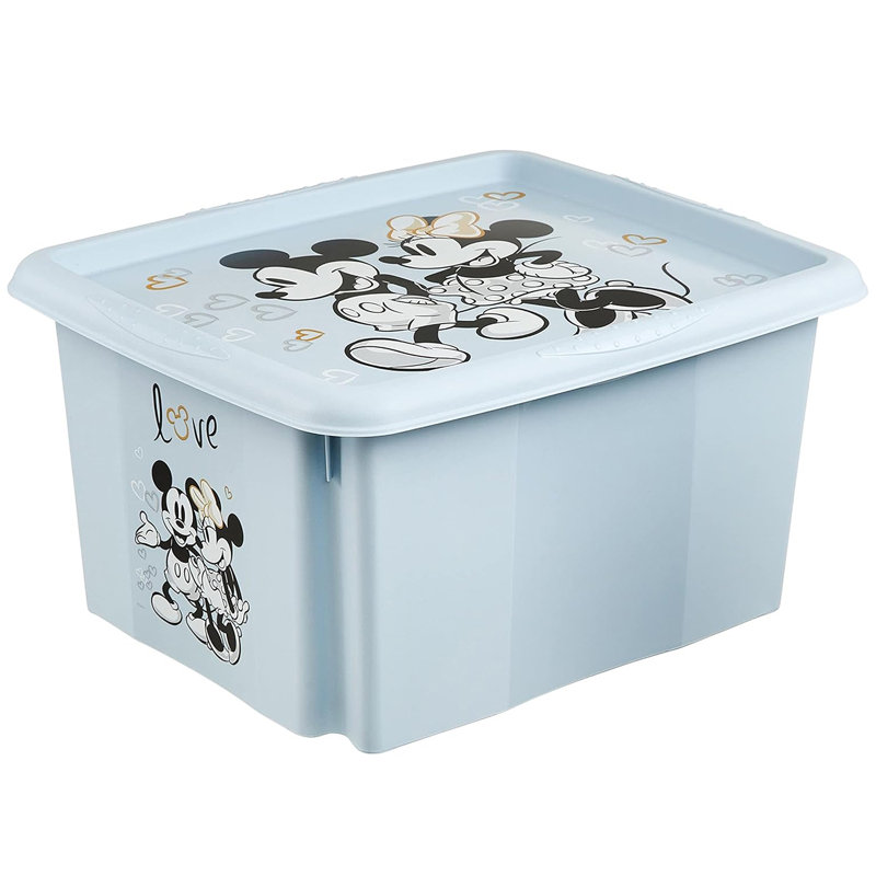 Keeeper Plastic Decorative Bin, Blue