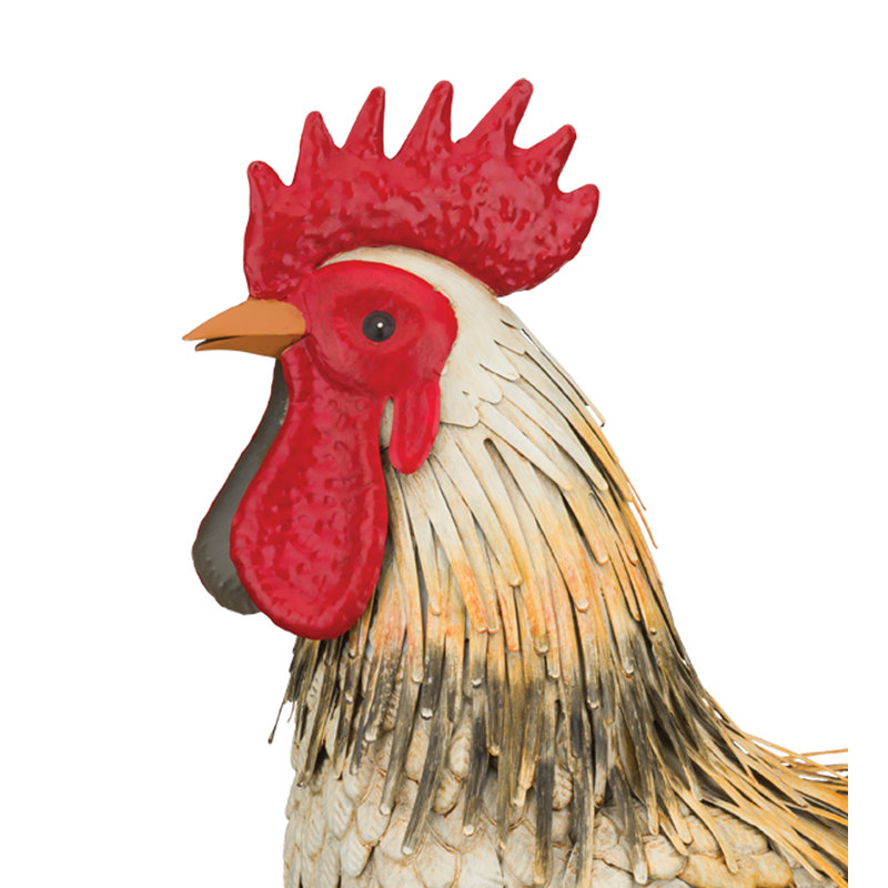 Buff Rooster Decor LG