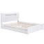 Grand lit de rangement avec cadre gigogne à DEL et simple-26929121