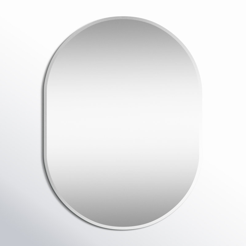 Arduina Oval Wall Mirror, 31.5" H x 26.6" W