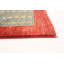 Tapis unique en laine noué à la main style uzbek Gazni des années 2010 de 3 pi 11 po x 6 pi 3 po cuivre foncé Quavis