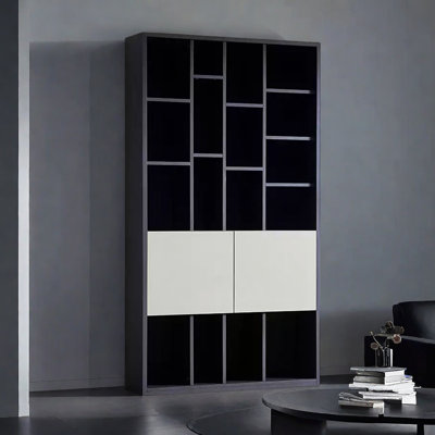 Bibliothèque luxueuse de style italien