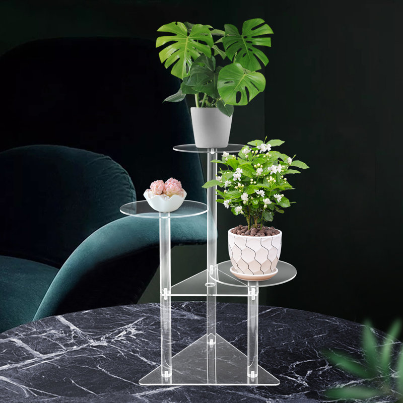 Support pour plante en coin 3 niveaux