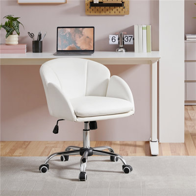 Corson Modern Swivel Rolling Desk Chair for Home Office with Armrests