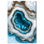 «Godeed Geode Eye III», art mural géode bleue par Art Remedy