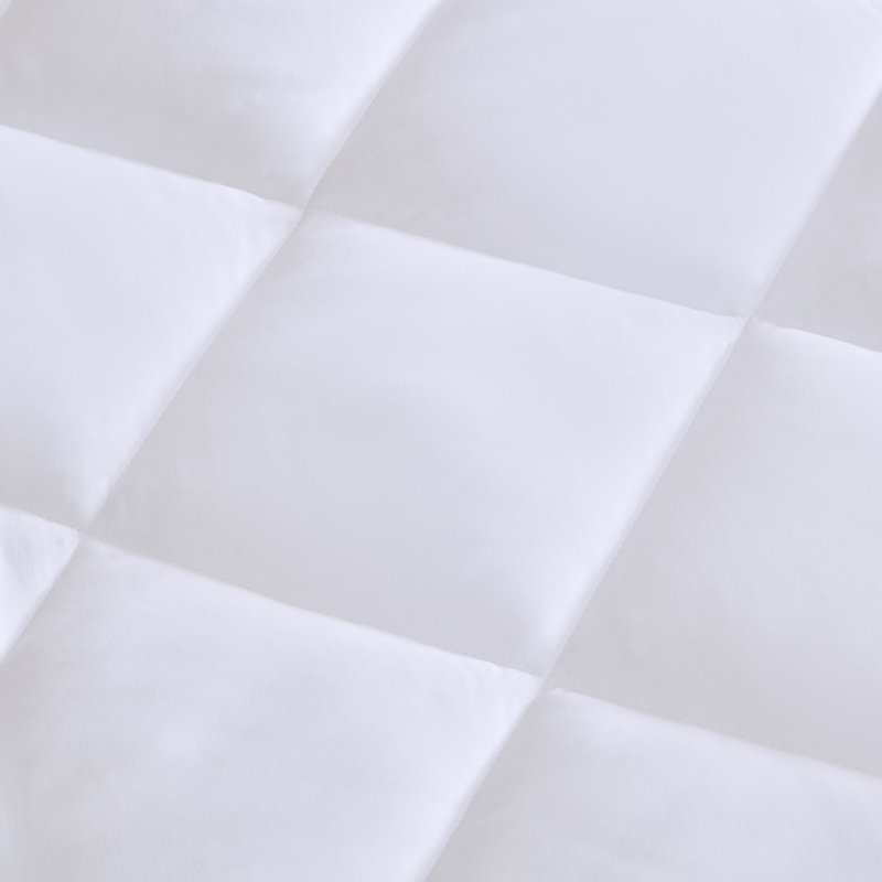 Queen White Waterproof Down Alternative Mattress Protector