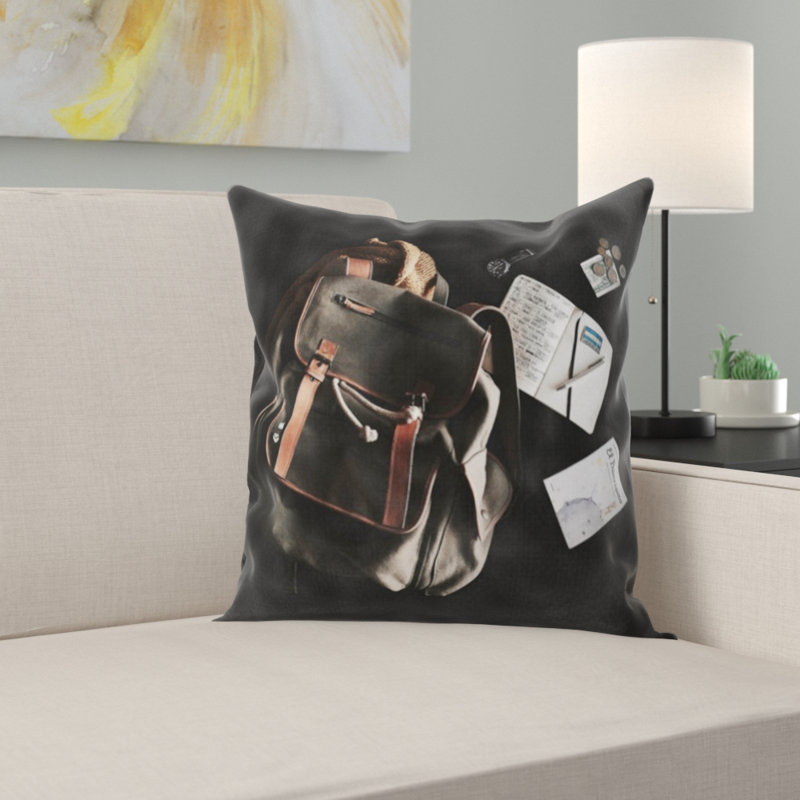 Microsuede Throw Pillow