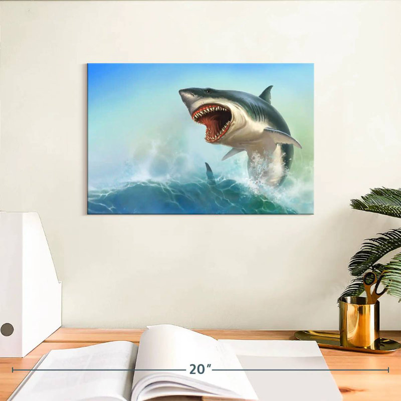 Crowle effrayant requin
