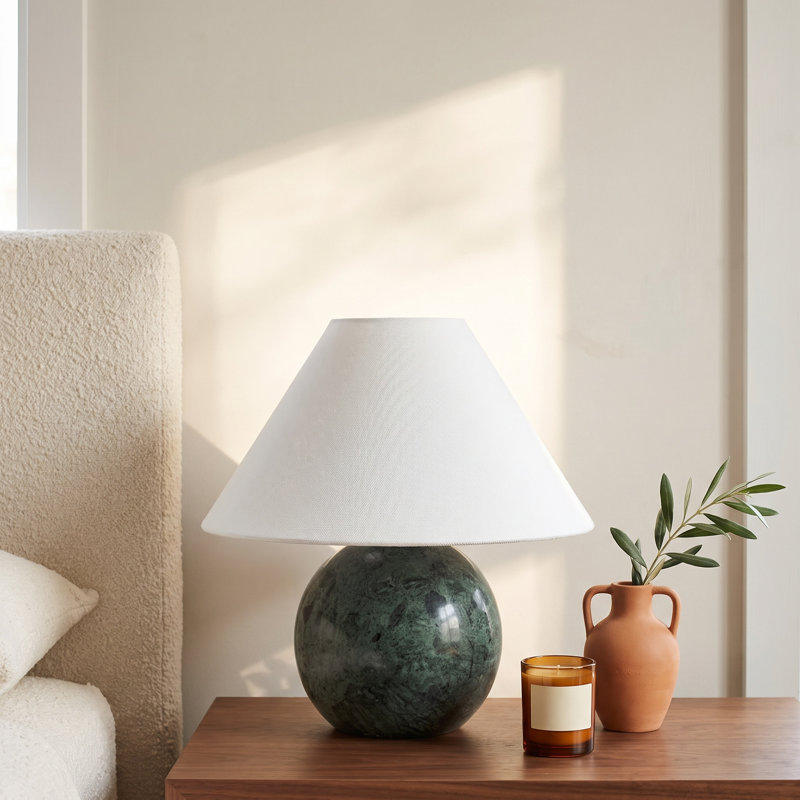 Chemise Bajo Table Lamp, Plain