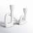 Modern Sculptural Double Taper Candle Holder-303092173