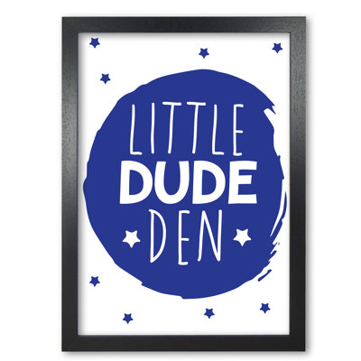 Little Dude Den Circle - Print