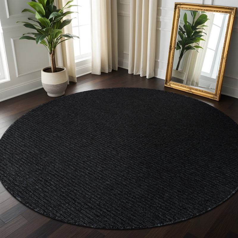 Arturas Non-Slip Area Rug, Round 6'