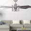 Ventilateur de plafond 56 po avec lumières DEL et télécommande Kaliza inclus-54878064