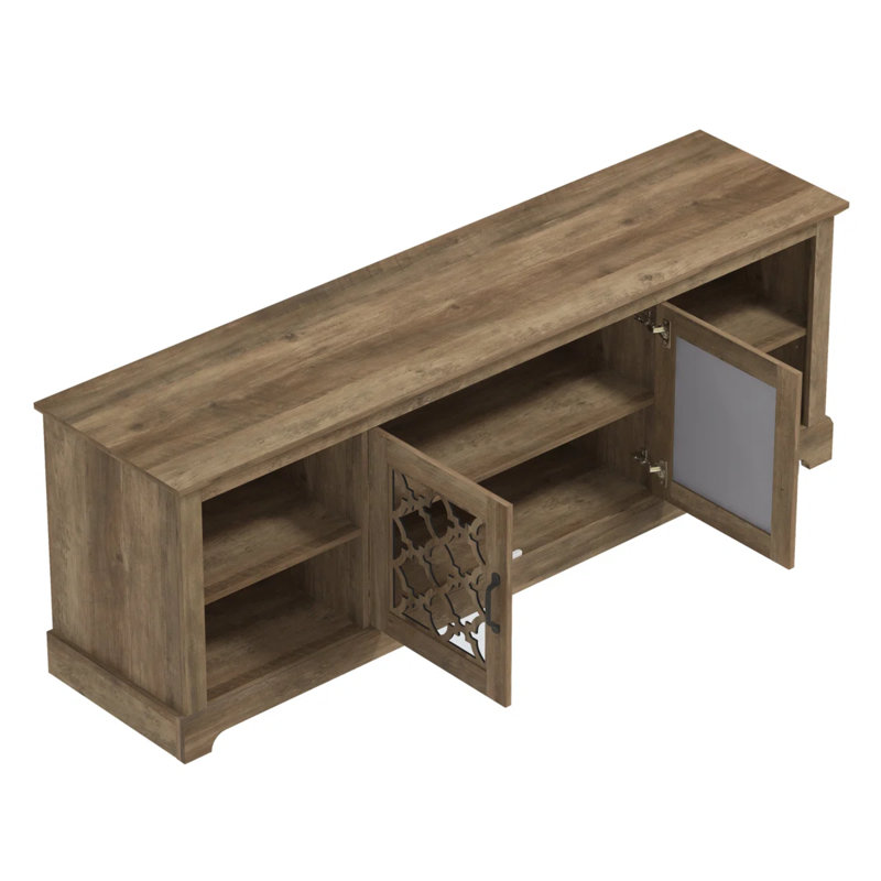 Weddel Basilico Transitional 3-Piece Living Room Set, Knotty Oak