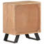 Jamya 40cm W Steel Bedside Table