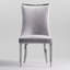 Chaise d'appoint rembourrée en velours Kiaron