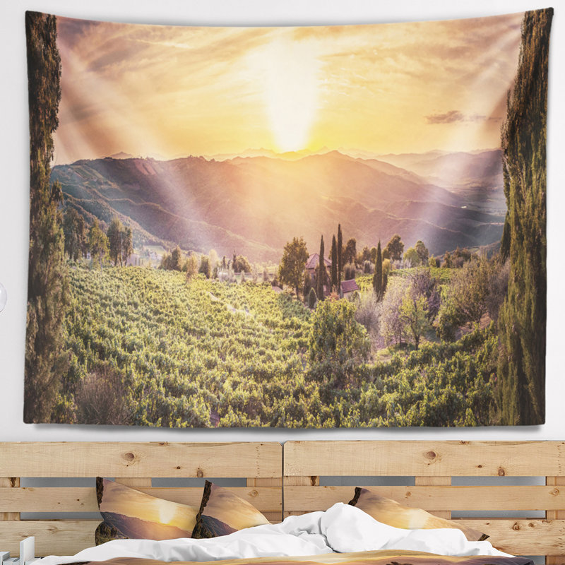 Polyester Tapestry, 50" H x 60" W