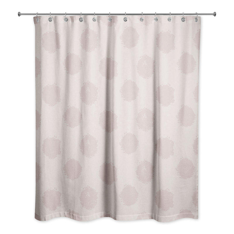 Ensemble de polyester à pois et crochets, Rose / blanc