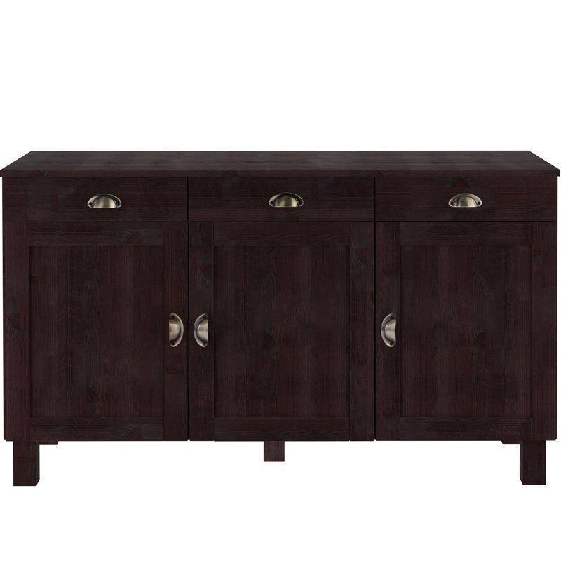 Edgarton Solid Wood Sideboard, Havana