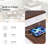 77.4” Kitchen Island With Extendable Dining Table For 4-6 Person