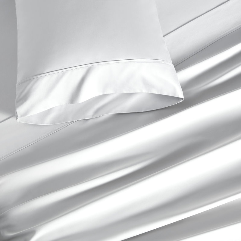 Lux Pillow Case, Standard Case Pack with 2 Pillowcases, White