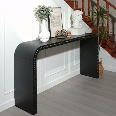 Console en bois noir