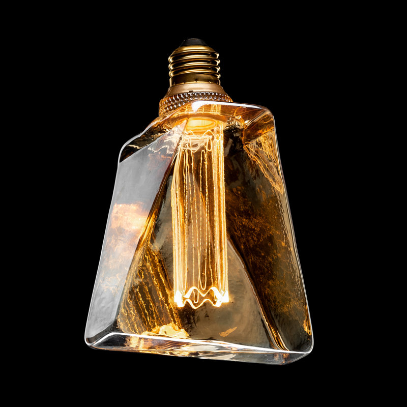 4 W (équivalent à 40 W), ampoule DEL à intensité variable, blanc chaud (2 000 K) E26 / culot moyen (standard), Ambre
