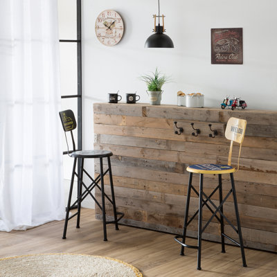 Berkemeier Counter Stool with Metal Frame