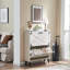 Armoire de rangement pour chaussures Chea avec tablettes réglables-509077221-509077222