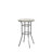 3Pcs Outdoor Bar Set, Patio Bar Table And Chairs Set, Bar Height Patio Set - 2 X Swivel Bar Chairs , 1 X Round Bar Table-741382764
