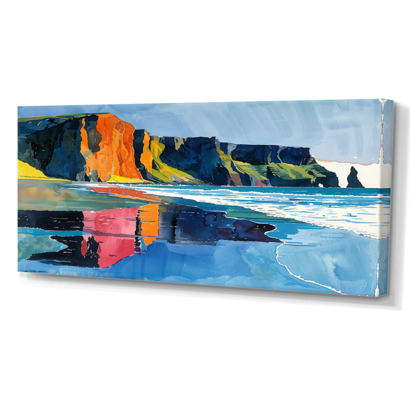 Satterfield - Beach Wall Art Living Room, Toile tendue, 12" H x 20" W