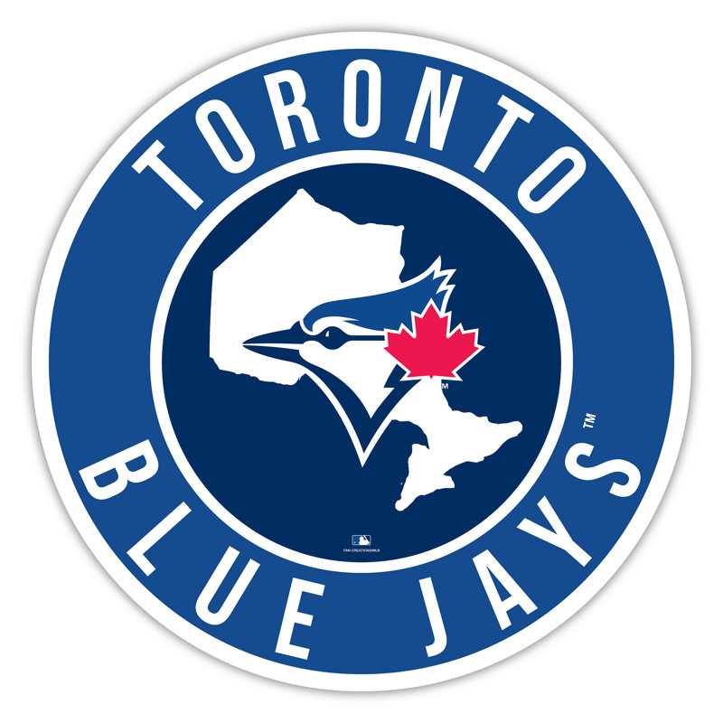 Toronto Blue Jays Bright Line - 16" Circle With State