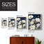 Reproduction encadrée FLORAL Series CCDCLXXV - bois massif-1736608637