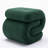 S-shape Teddy Fabric Ottoman with Sturdy Wooden Frame and Anti-slip Foot Nails, Perfect for Indoor Use and Decor-1193716899