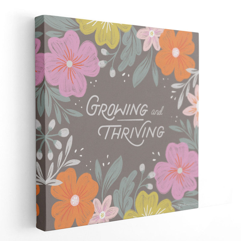 Thriving I - reproduction d'art sur toile, H 12 po x l 12 po