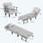 Upholstered 3-in-1 Convertible Line Sleeper Chair-290573186