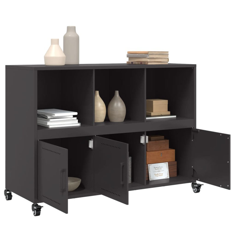 Armoire moyenne rectangulaire en acier laminé à froid vidaXL