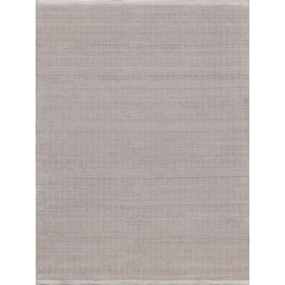Echo Geometric Area Rug in Ivory