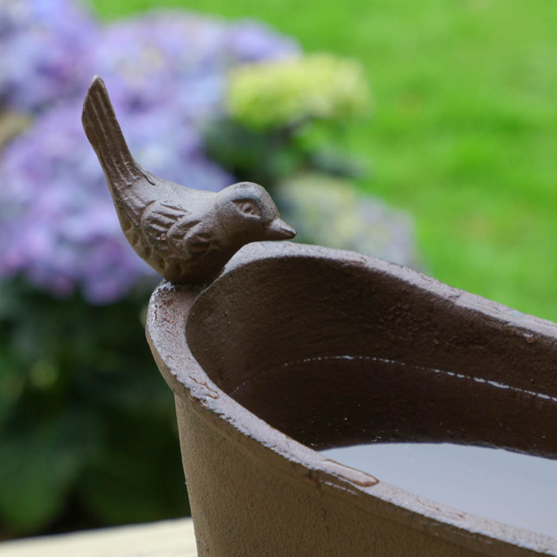 Ewan Iron Fountain Birdbath