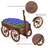  Akhavi Fir Wood Wheelbarrow Planter